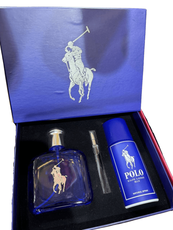 Polo Blue Eau de Parfum 125ML + Deodorant +  Cep Boy